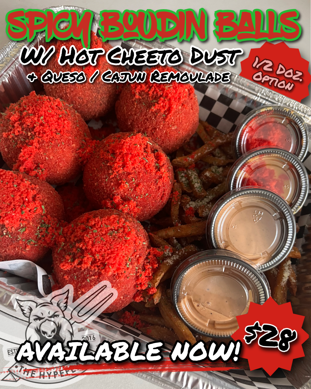 Hot Cheeto Boudin Balls